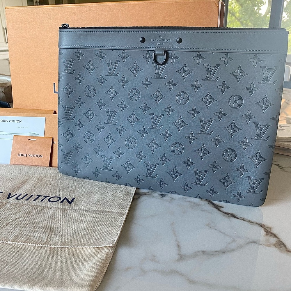 Louis Vuitton Charcoal Grey
Monogram Shadow Discovery
Pouch GM